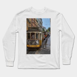 Lisbon traffic jam Long Sleeve T-Shirt